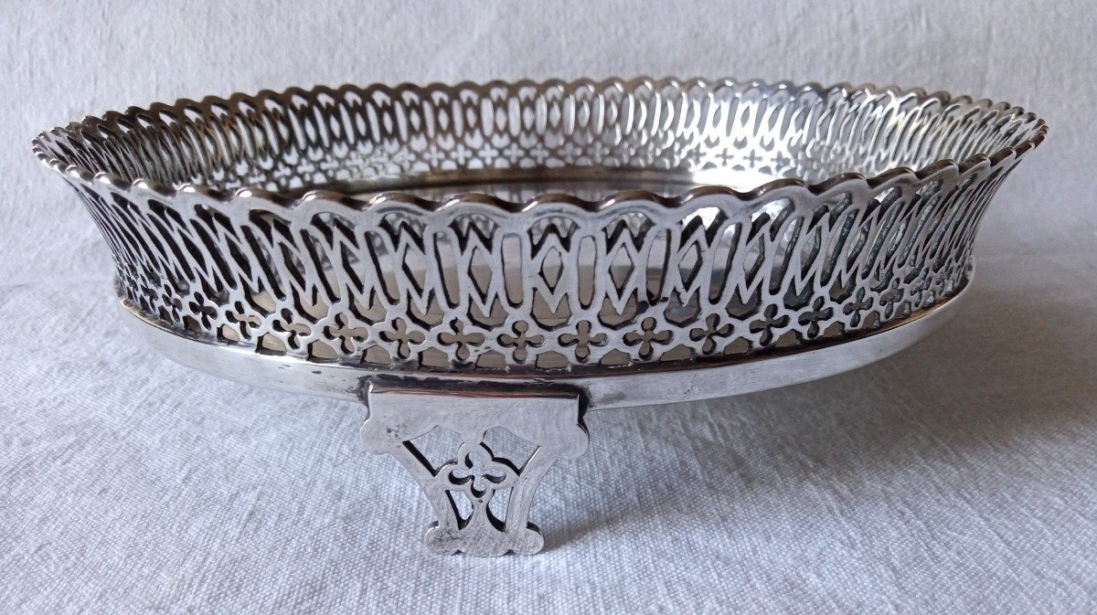 Solid Silver Tray Portuguese First Empire 1810 1818 Hallmark Of The City Of Porto 