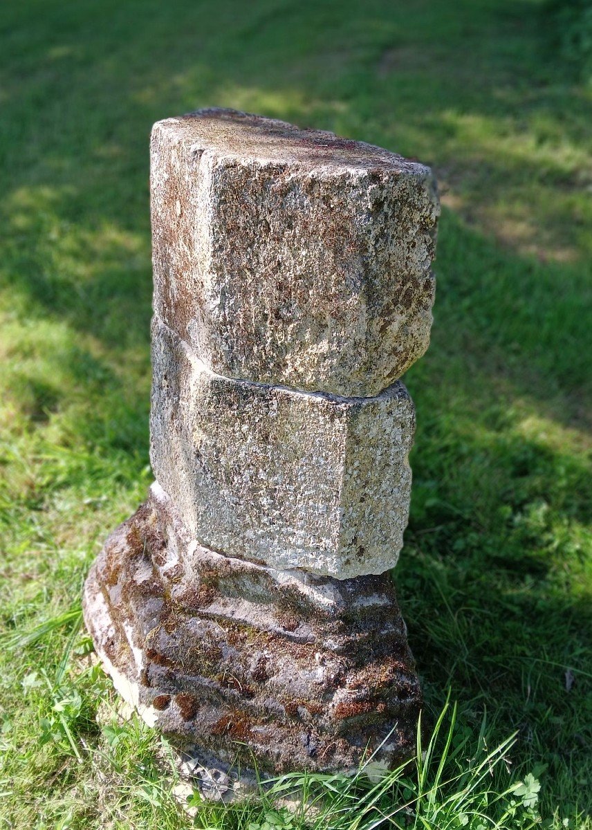 Stone Wall Column Base. High Period. 15th – 16th Century-photo-2