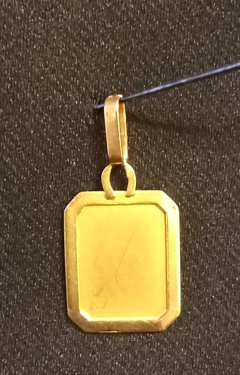 "more Than Yesterday Less Than Tomorrow". Pendant 18kt Yellow Gold.-photo-2