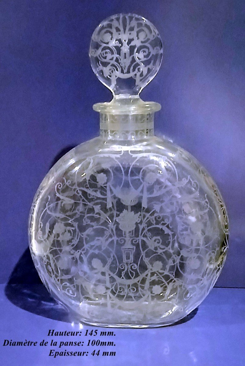 Perfume Bottle, "michel Ange" Collection. In Baccarat Crystal.-photo-3