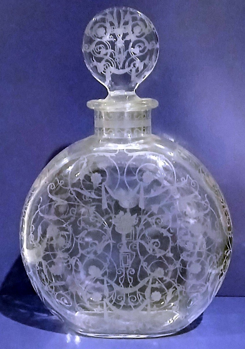 Perfume Bottle, "michel Ange" Collection. In Baccarat Crystal.