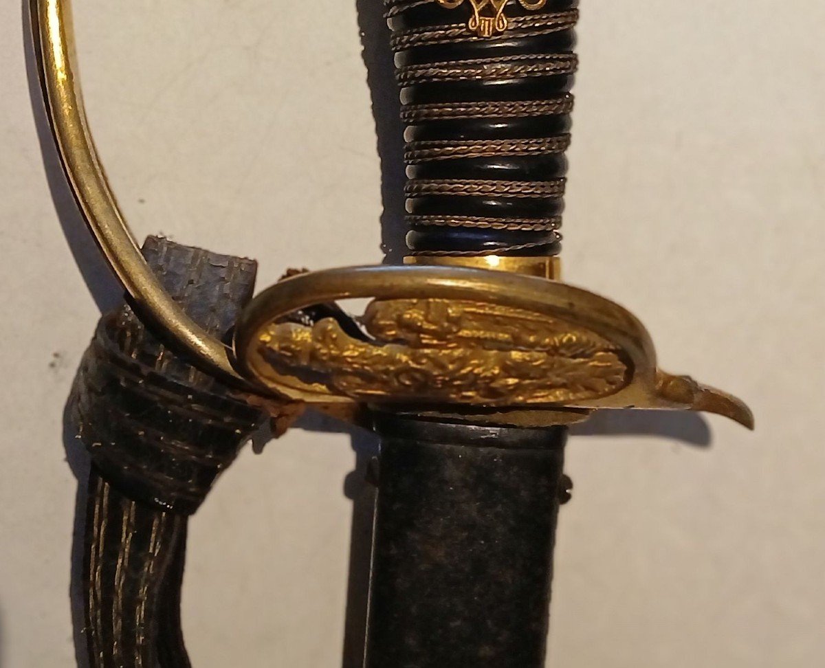 Prussian Officer's Sabre Model 1889 With Its Strap.-photo-5