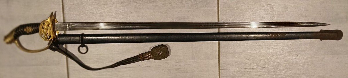 Prussian Officer's Sabre Model 1889 With Its Strap.-photo-7