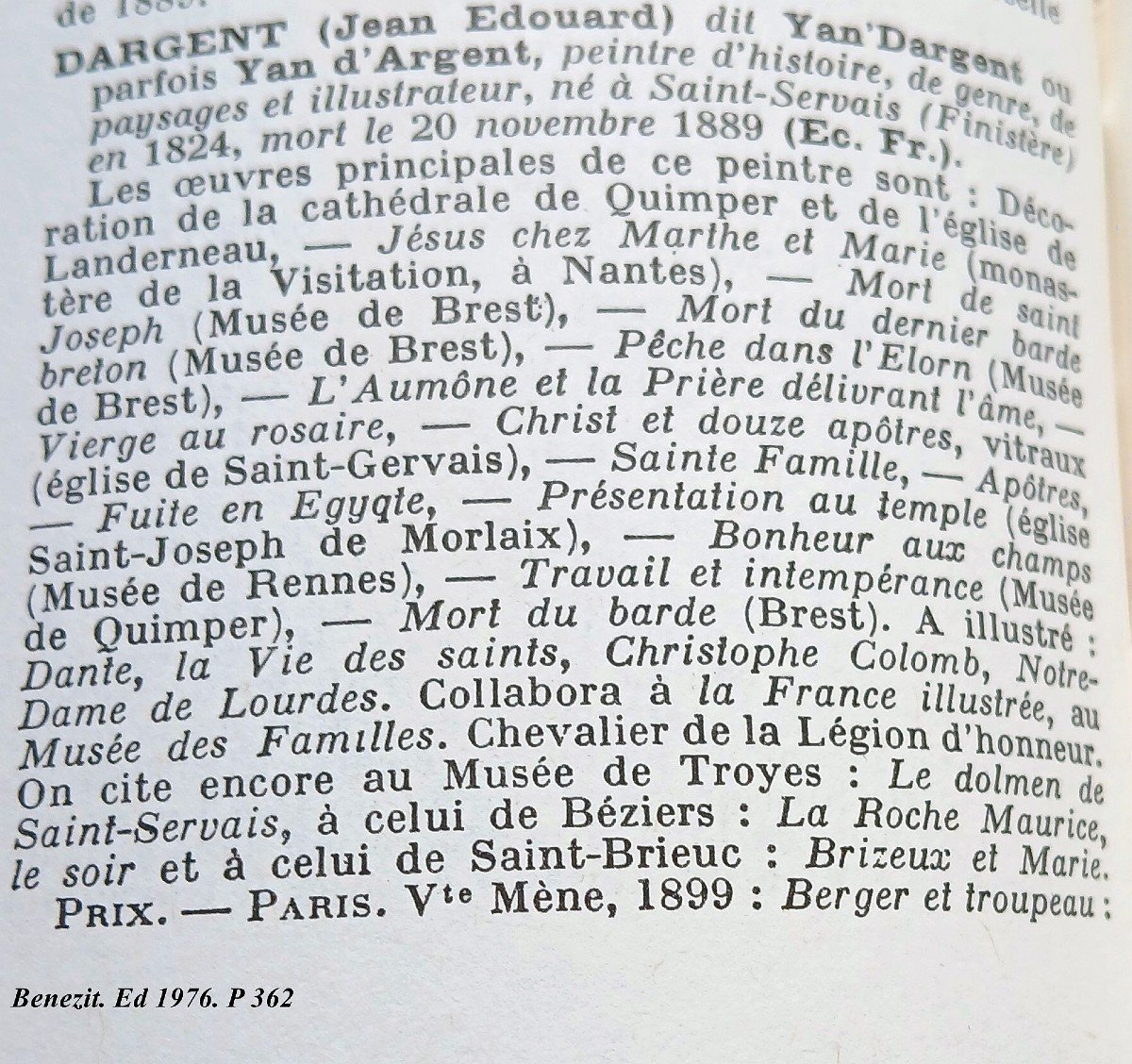 Le repentir de Saint Pierre. Hst 53 cm x 60 cm. Yan' Edouard DARGENT 1824-1899-photo-2