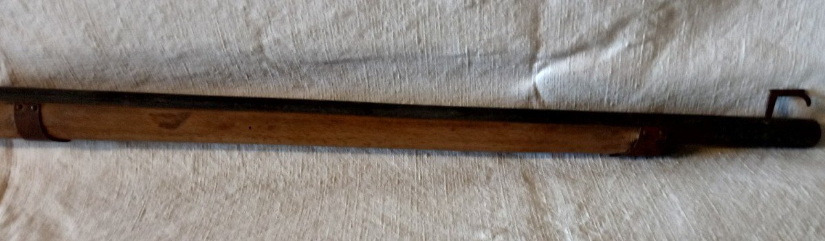 Gombier School Battalion Rifle In Valence In Wood. End Of The 19th Century -photo-1