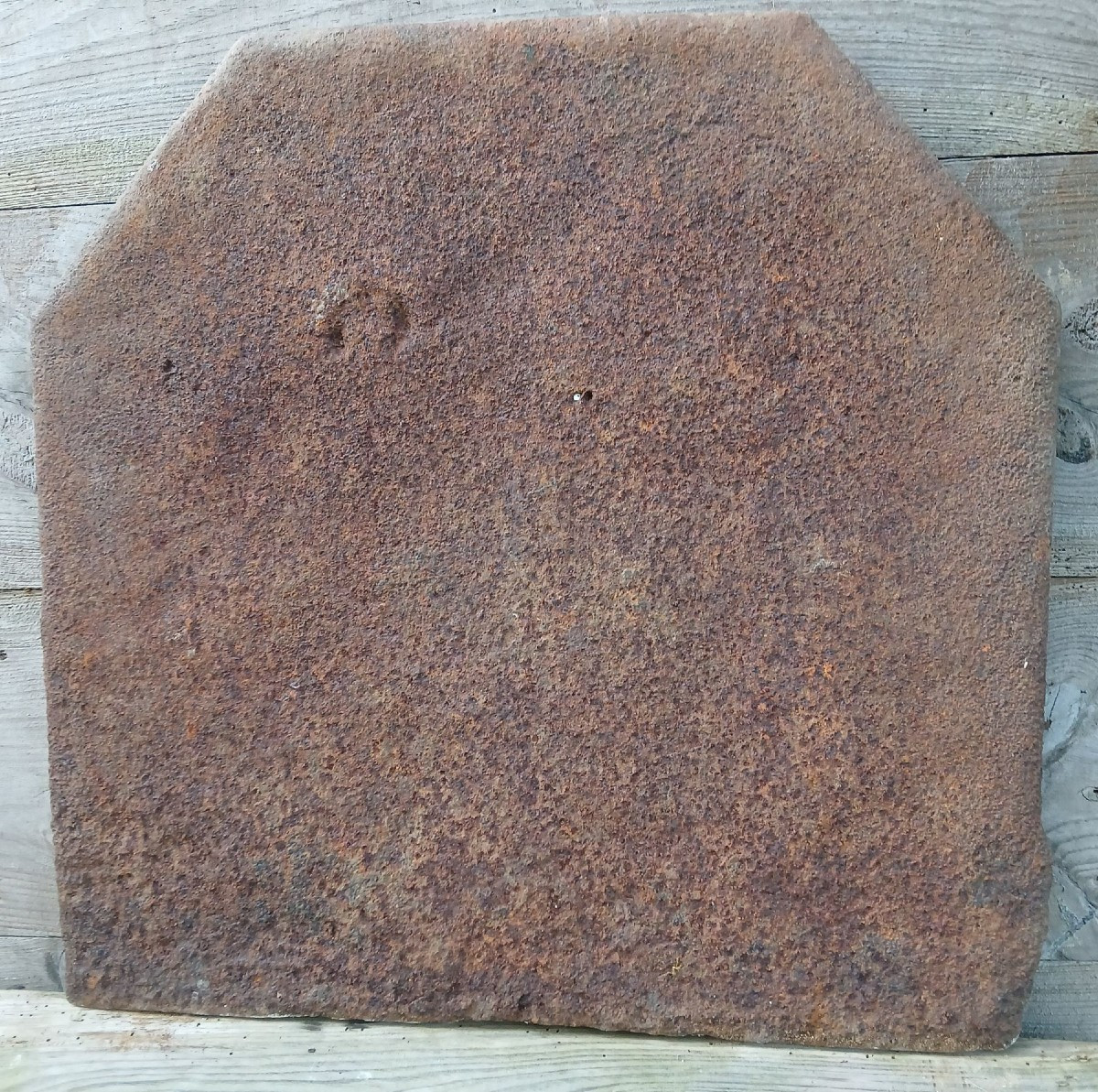 17th Century. Fireplace Plate With The Arms Of France. 1675-photo-2