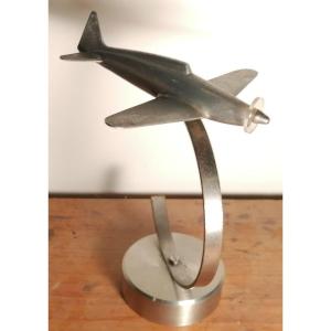 Maquette d'avion, de bureau, en aluminium