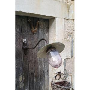 (3) Grande lampe d’extérieur. Col de cygne. Fin du XIXème siècle