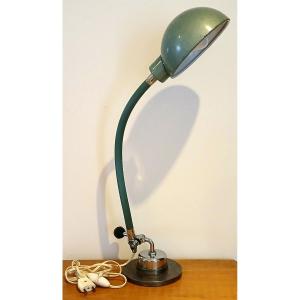 Très rare lampe aimantée multifonction d’atelier et de bureau. Outillage des années 1950 