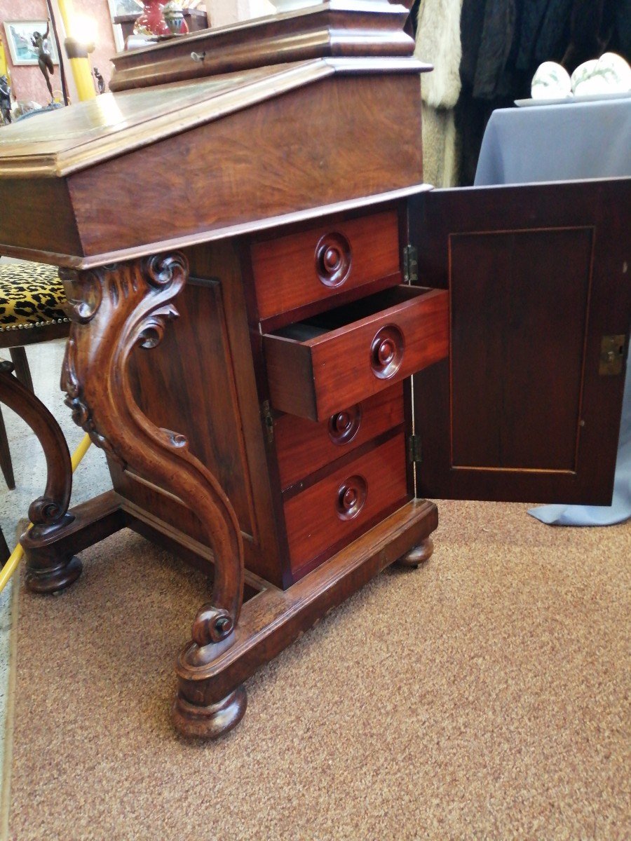 Bureau Davenport Anglais Circa 1900-photo-3