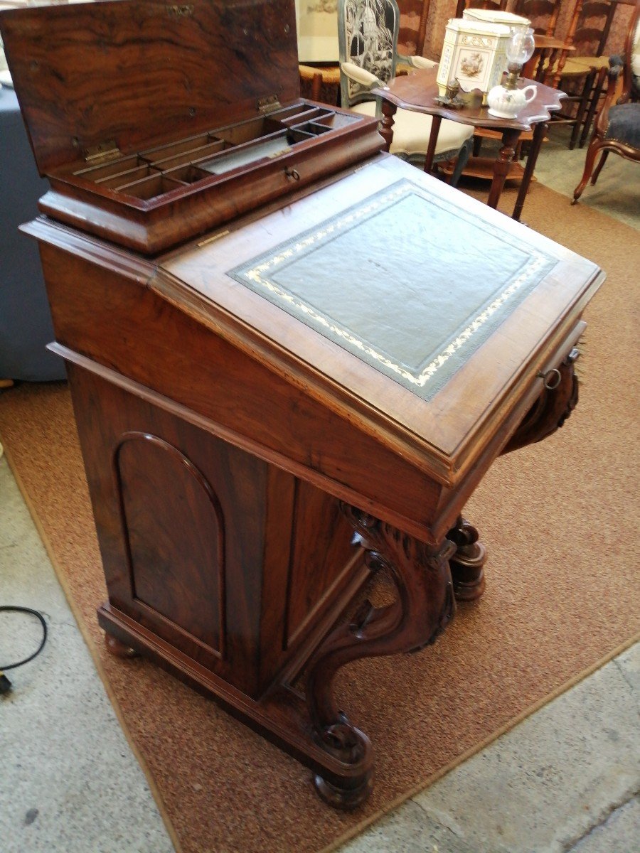 Bureau Davenport Anglais Circa 1900-photo-2