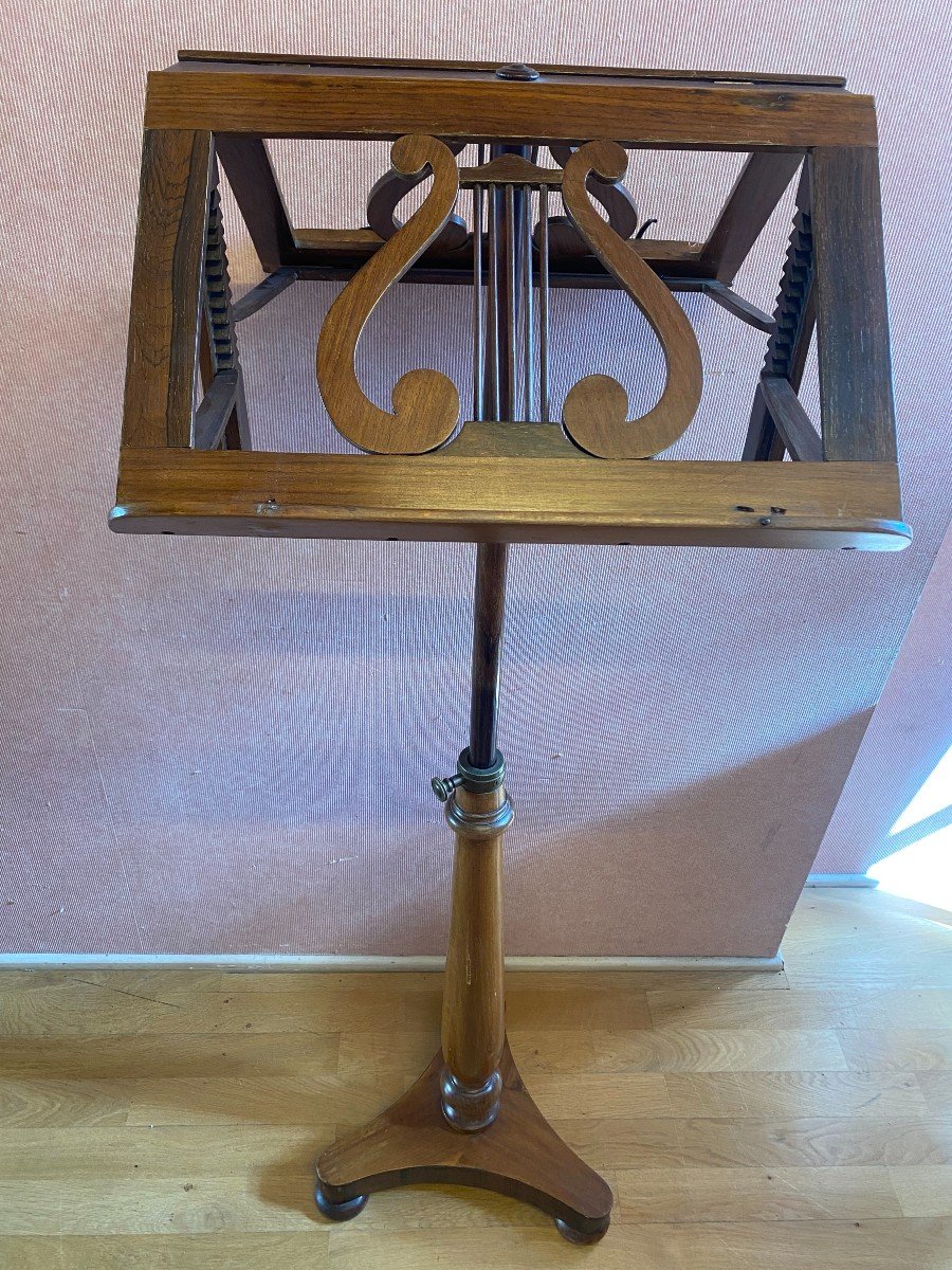 Mahogany Lectern With Double Desk, Perfect Condition.-photo-2