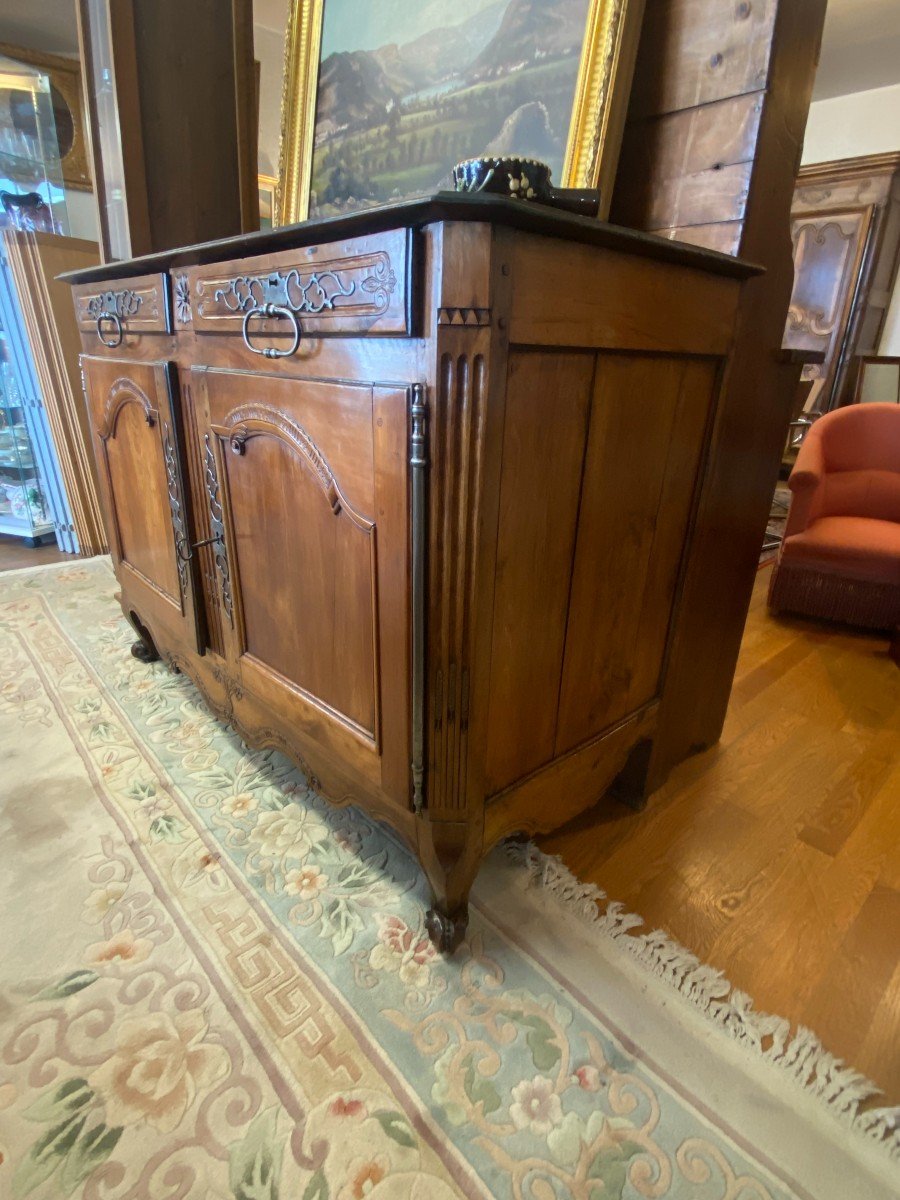 Burgundian Buffet In Walnut Early 19th Century-photo-1