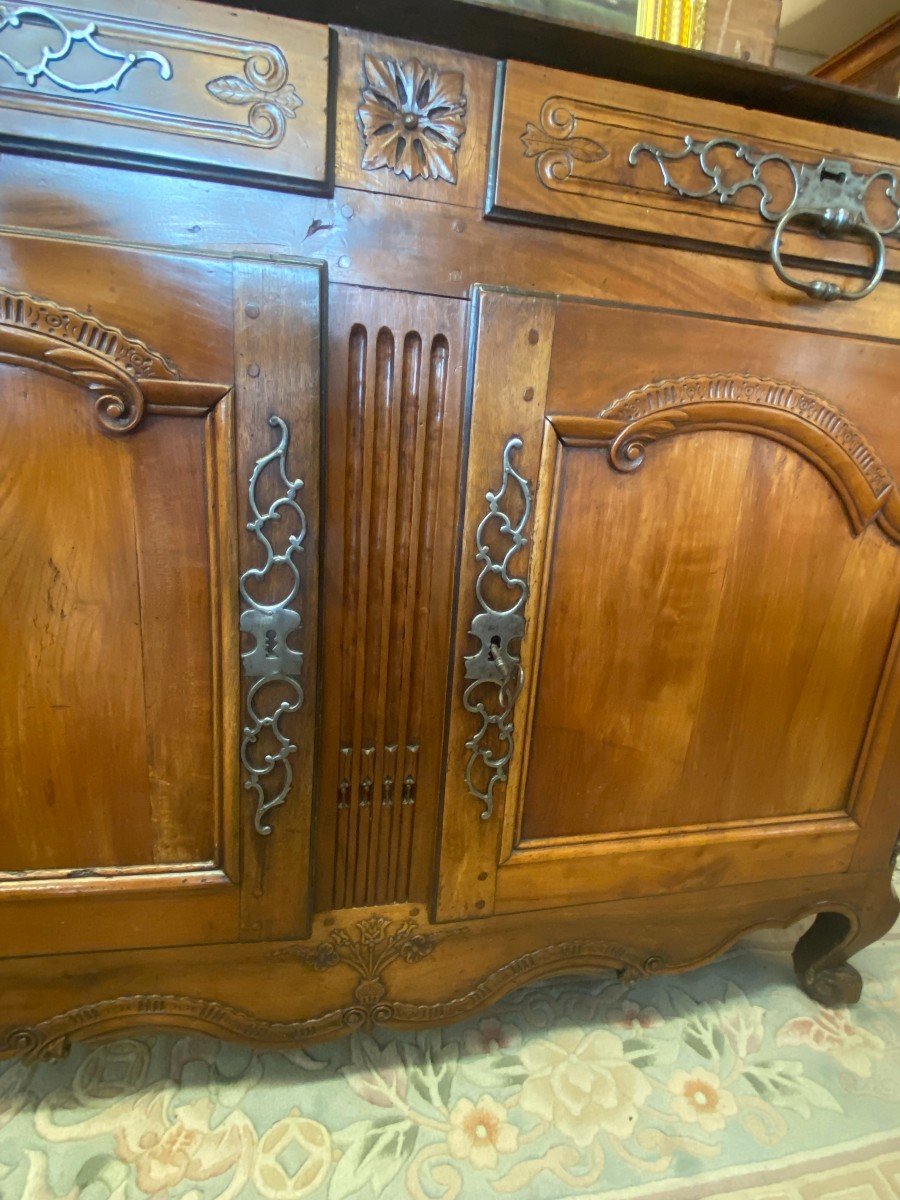 Burgundian Buffet In Walnut Early 19th Century-photo-7