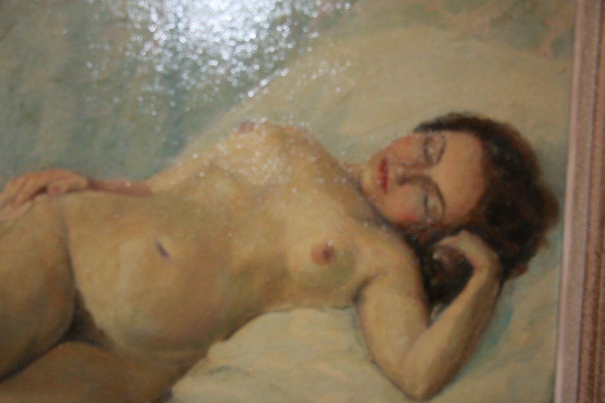 Oil On Canvas, Female Nude-photo-4