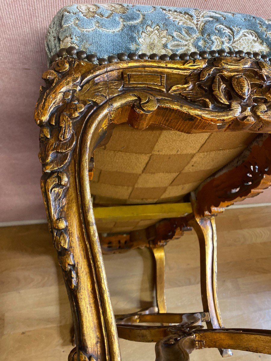 Louis XV Style Piano Bench.-photo-3