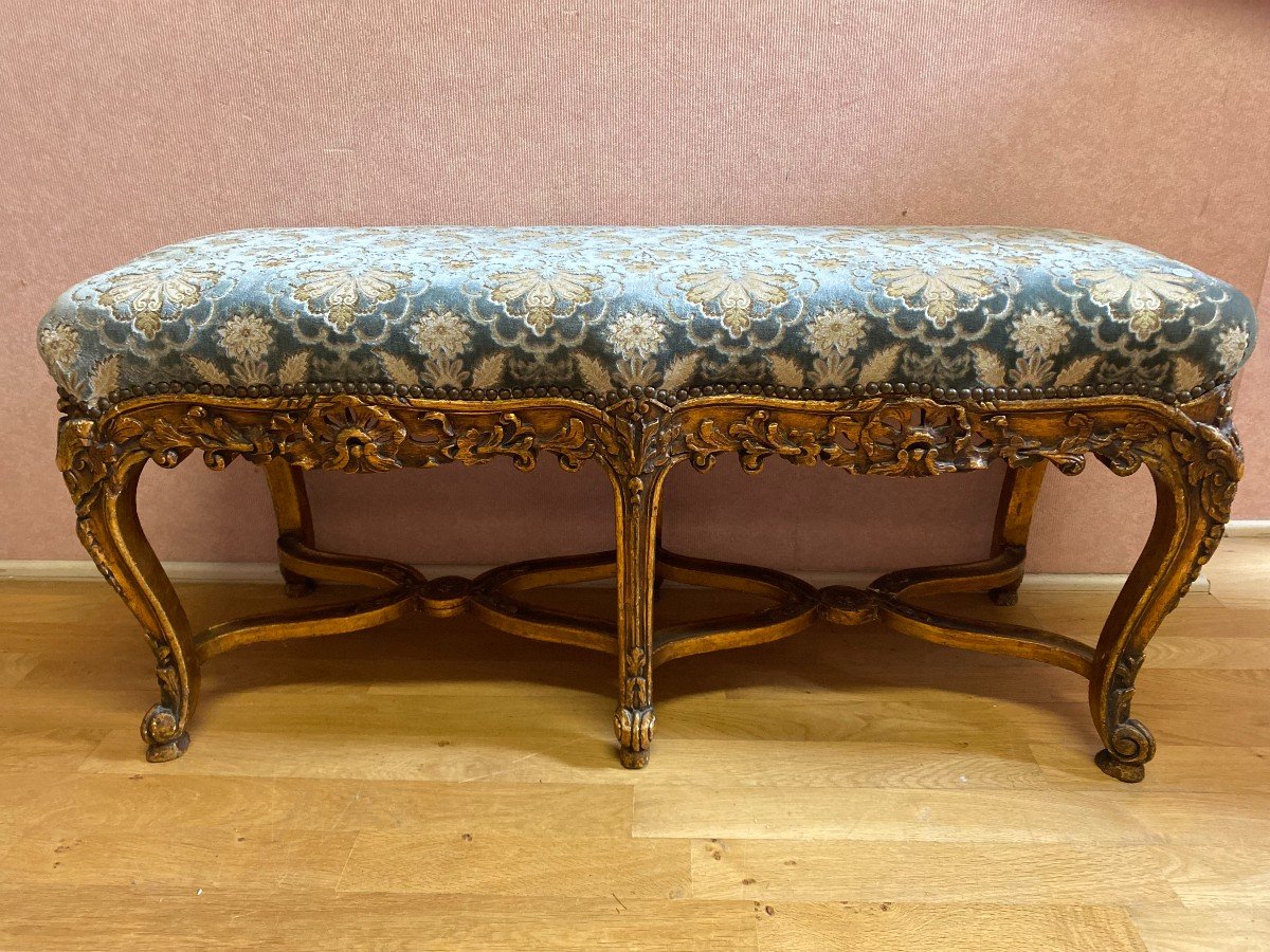 Louis XV Style Piano Bench.