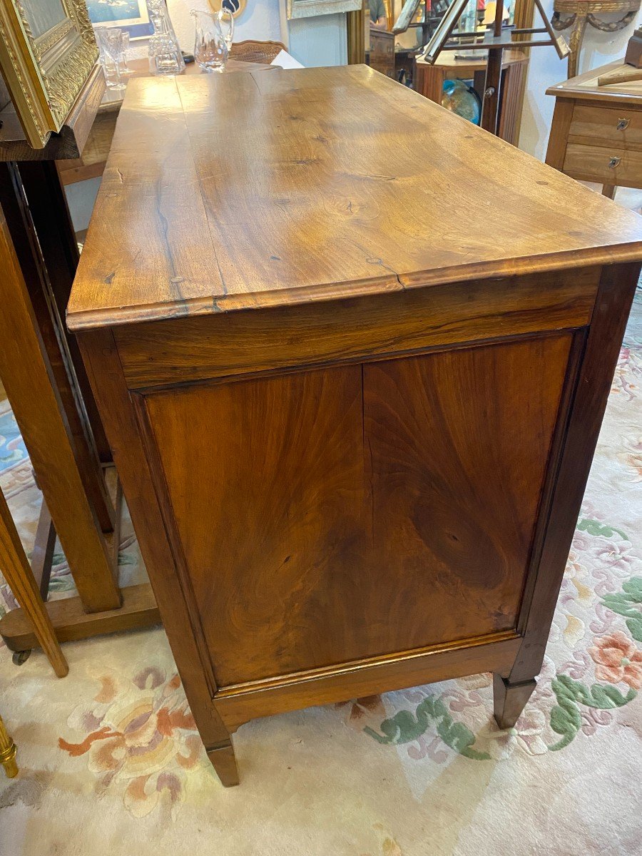 Louis XVI Chest Of Drawers In Walnut-photo-1