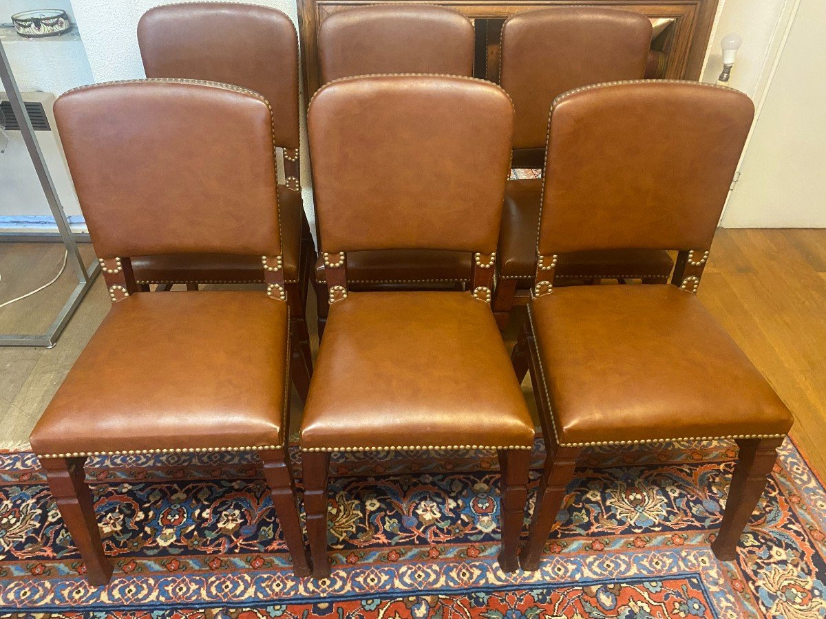 Set Of 4 Orient Express Chairs.-photo-2