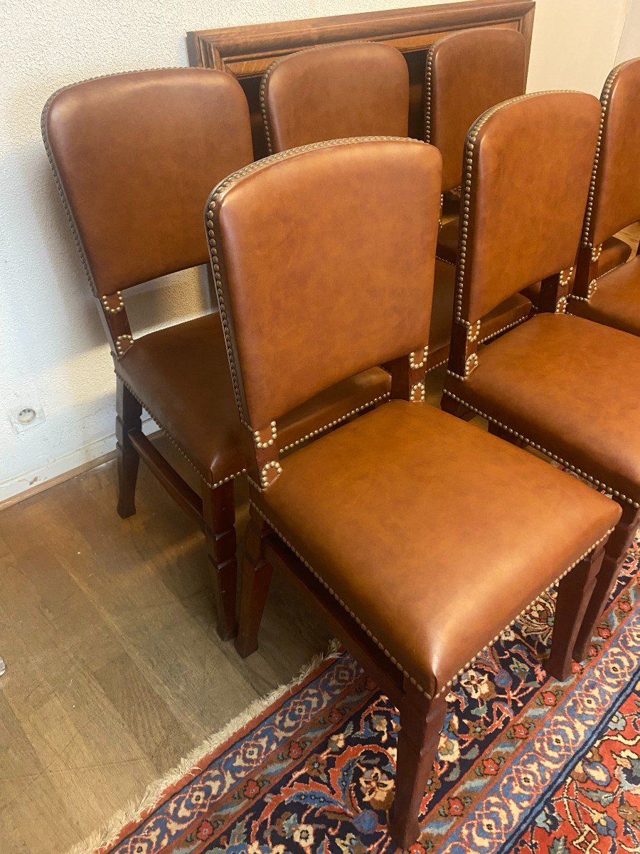 Set Of 4 Orient Express Chairs.-photo-6