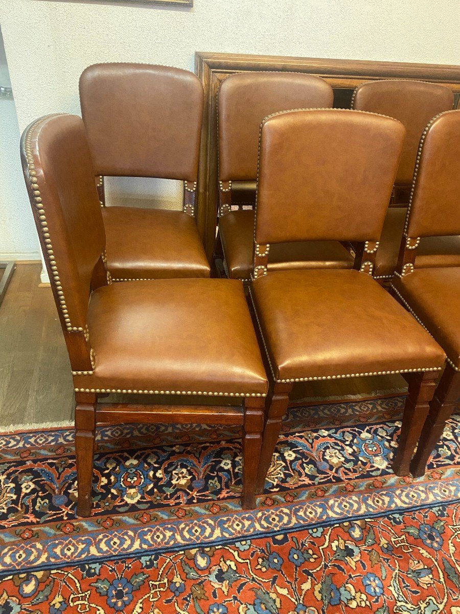 Set Of 4 Orient Express Chairs.-photo-7