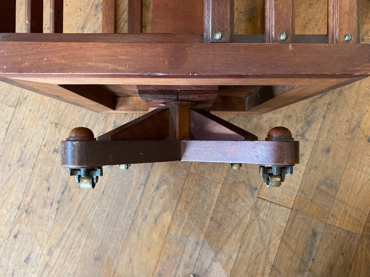 Mahogany Revolving Bookcase. -photo-8