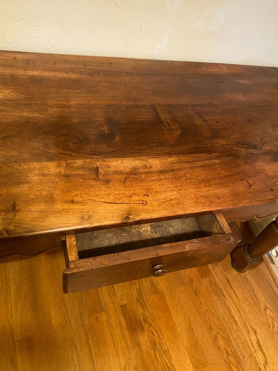 Walnut Console Table -photo-2