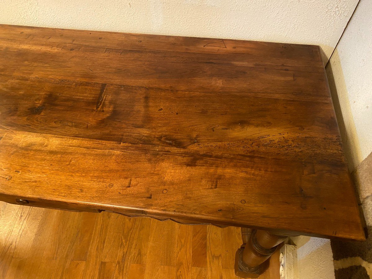 Walnut Console Table -photo-5