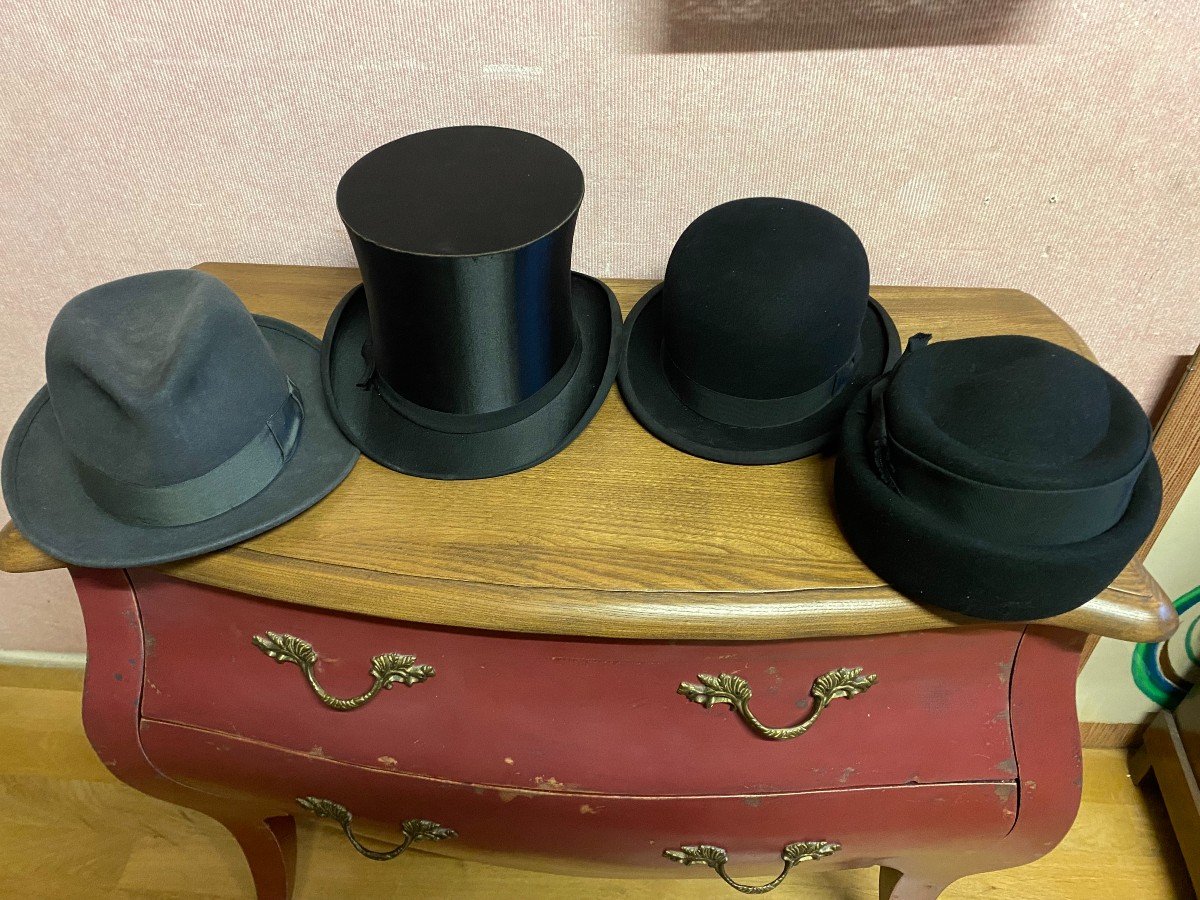 Lot Of Various Hats 1900