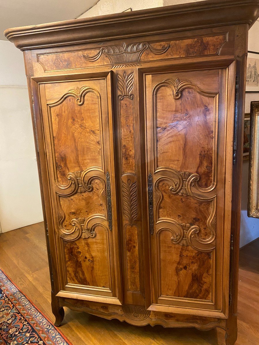 Bressane Walnut And Oak Wardrobe