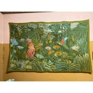 Tapestry Of The Spinner. Birds In The Jungle