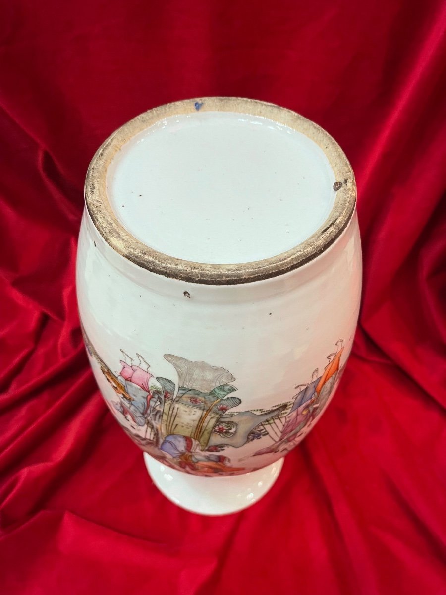 Porcelain Vase China Qianjiang Cai XIX-photo-3