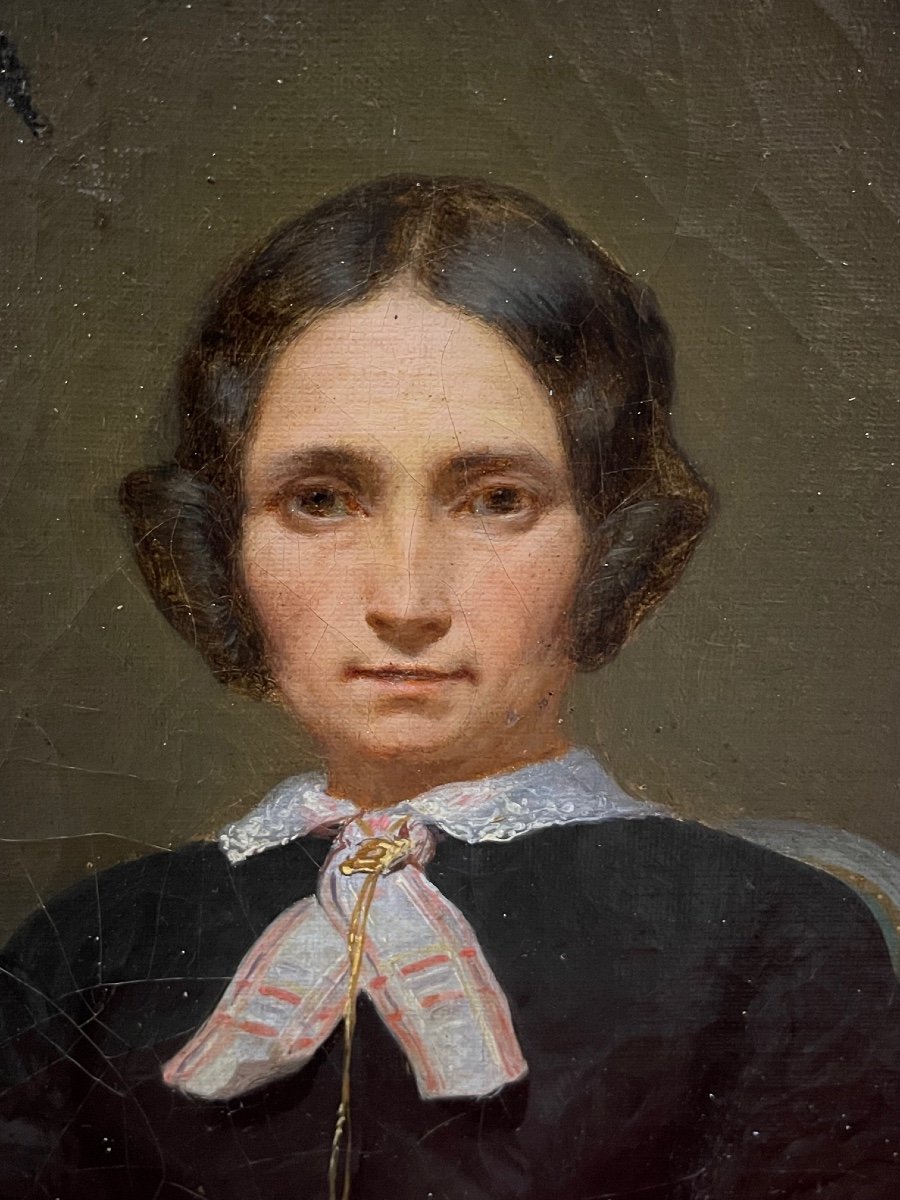 Portrait Painting By Hippolyte Lazerges 1817-1887-photo-3