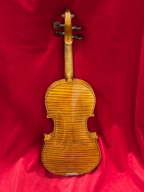 Old Violin Gustave Villaume 1927 Nancy-photo-2