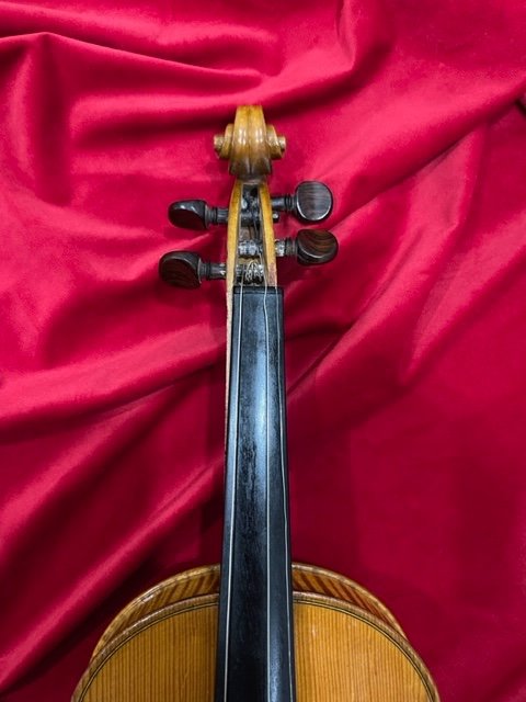 Old Violin Gustave Villaume 1927 Nancy-photo-1