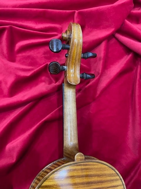 Old Violin Gustave Villaume 1927 Nancy-photo-2