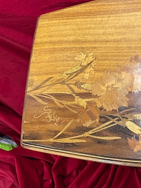 Table Console Emile Gallé Art nouveau Ecole De Nancy 1900-photo-2