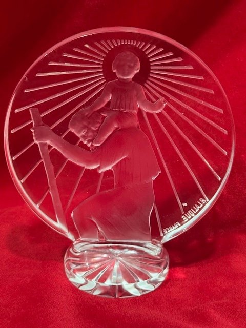 René Lalique - "saint Christophe" Mascotte-photo-2