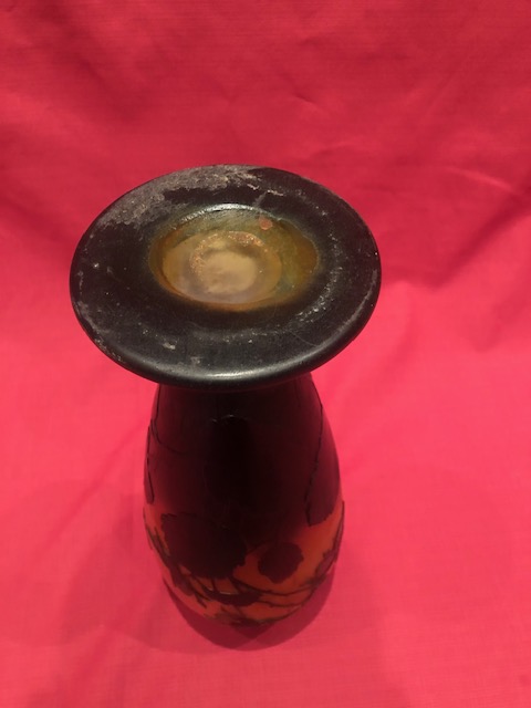 Vase pâte de verre attribué Daum Nancy -photo-4