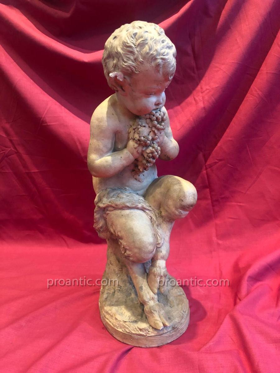 Terracotta Satyr Sculpture-photo-2