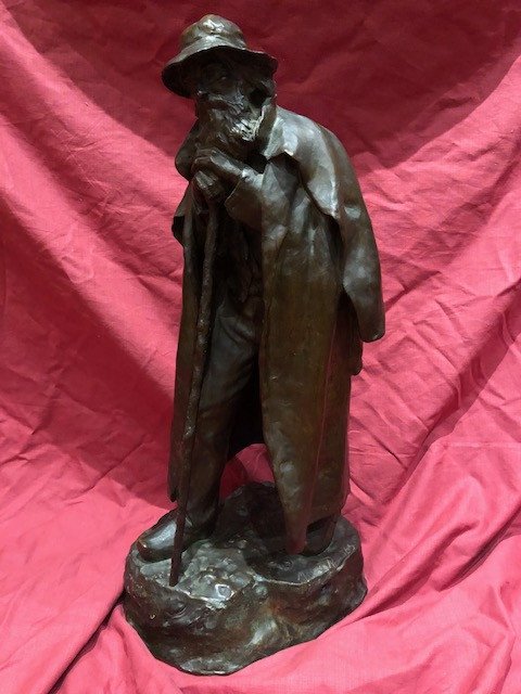 Grande Sculpture Bronze Marius Remondot 