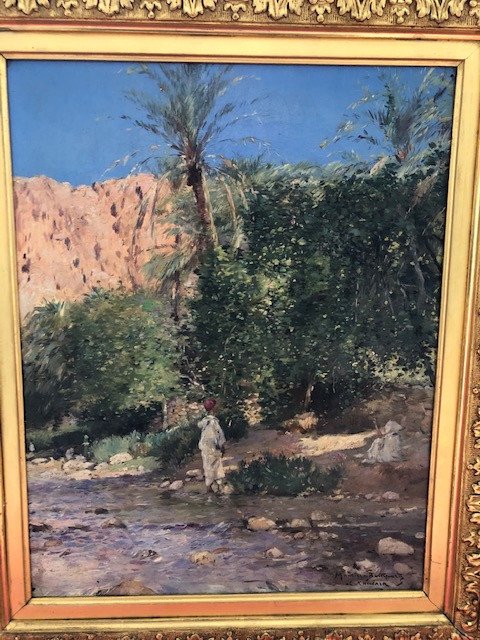 Orientalist Painting Maurice Bompard-photo-2