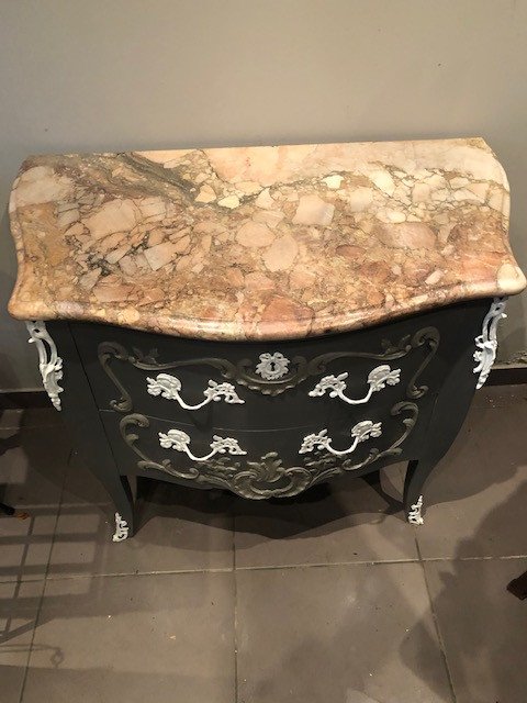 Petite Commode Patinee Style Louis XV-photo-1