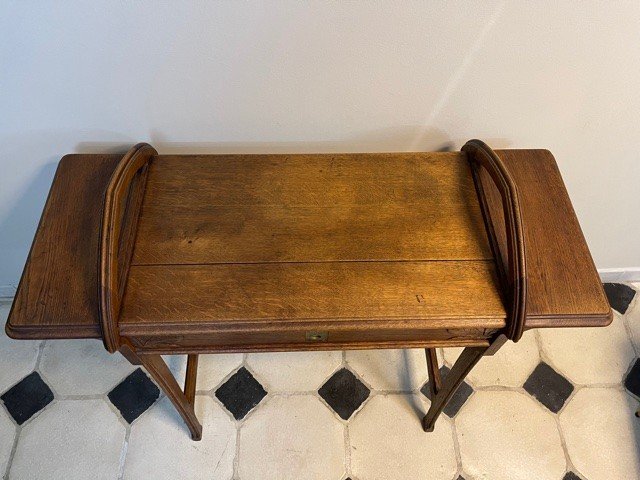 Bureau Console Art Nouveau Ecole De Nancy 1900-photo-3