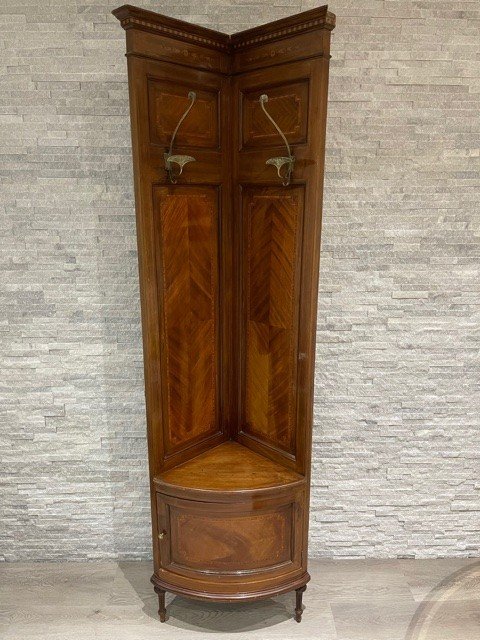 Vestiaire Porte Mateaux Angle Marqueterie ENCOIGNURES