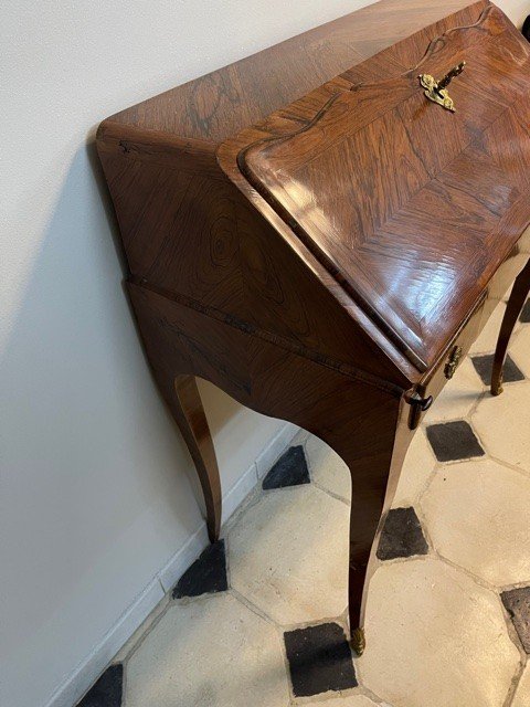 Louis XV Period Donkey Desk In Rosewood-photo-3