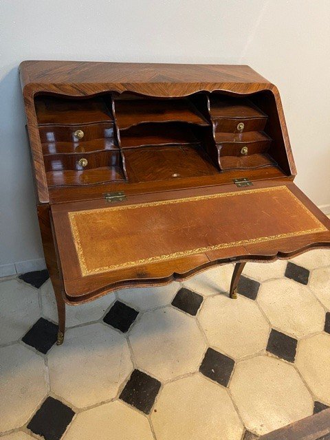Louis XV Period Donkey Desk In Rosewood-photo-3