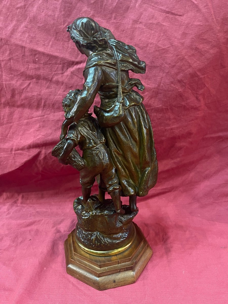 Statue Sculpture Spelter By Ernest Rancoulet-photo-2