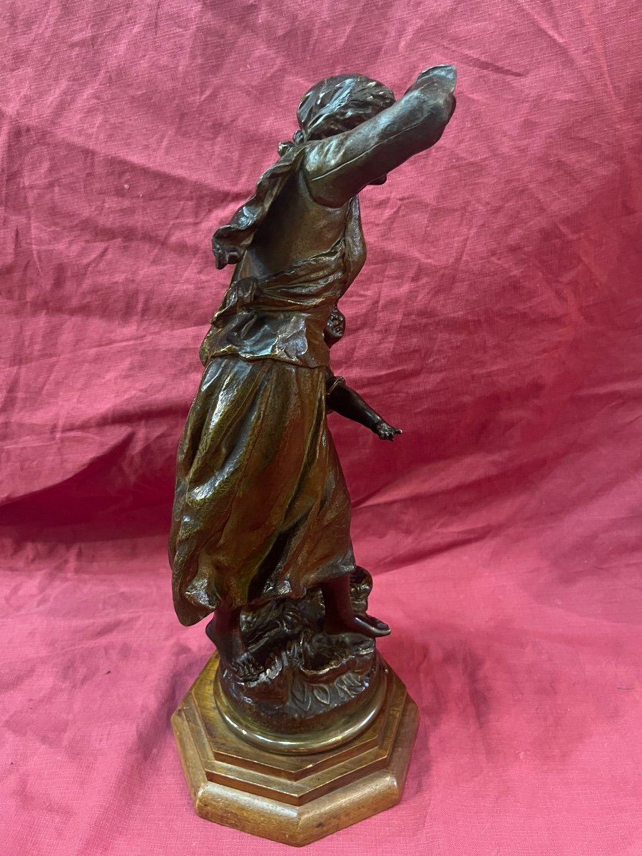 Statue Sculpture Spelter By Ernest Rancoulet-photo-3