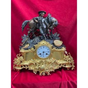 Napoleon III Dore Bronze Pendulum